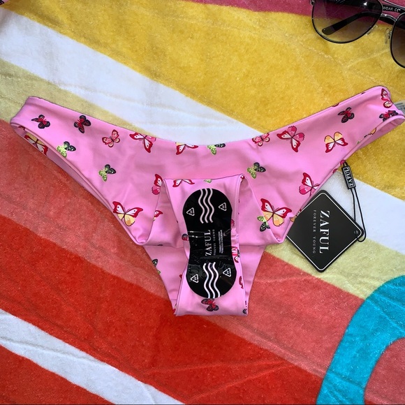 Zaful Underwire Pink Butterfly Bikini - Picture 10 of 16
